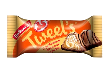 Конфеты 35 Tweels c дробленым арахисом и криспи