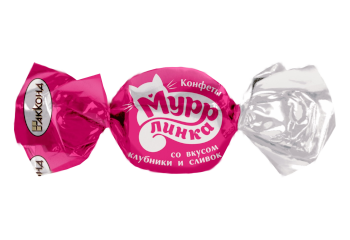 Конфета Муррлинка со вкусом клубники и слвок